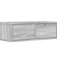 Wandschrank Grau Sonoma 60x26x18,5 cm Holzwerkstoff