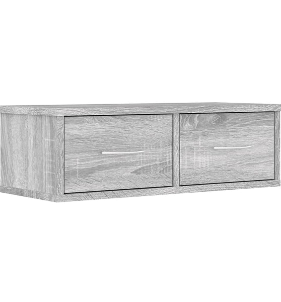 Wandschrank Grau Sonoma 60x26x18,5 cm Holzwerkstoff