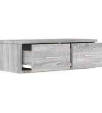 Wandschrank Grau Sonoma 60x26x18,5 cm Holzwerkstoff