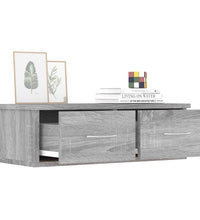 Wandschrank Grau Sonoma 60x26x18,5 cm Holzwerkstoff