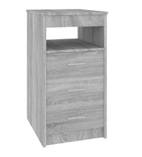 Sideboard mit Schubladen Grau Sonoma 40x50x76 cm Holzwerkstoff