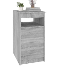 Sideboard mit Schubladen Grau Sonoma 40x50x76 cm Holzwerkstoff