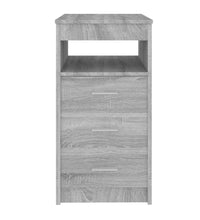 Sideboard mit Schubladen Grau Sonoma 40x50x76 cm Holzwerkstoff