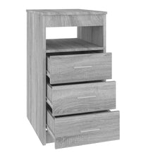 Sideboard mit Schubladen Grau Sonoma 40x50x76 cm Holzwerkstoff