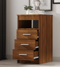 Sideboard mit Schubladen Braun Eichen-Optik 40x50x76 cm