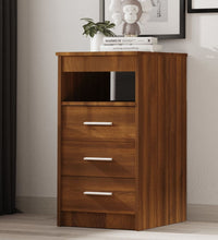 Sideboard mit Schubladen Braun Eichen-Optik 40x50x76 cm