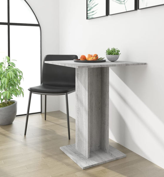 Bistrotisch Grau Sonoma 60x60x75 cm Holzwerkstoff