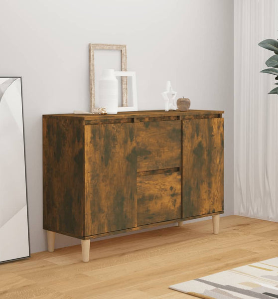 Sideboard Räuchereiche 103,5x35x70 cm Holzwerkstoff