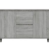 Sideboard Grau Sonoma 104x35x70 cm Holzwerkstoff