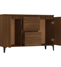 Sideboard Braun Eichen-Optik 104x35x70 cm Holzwerkstoff