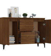 Sideboard Braun Eichen-Optik 104x35x70 cm Holzwerkstoff