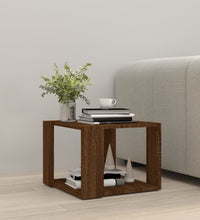 Couchtisch Braun Eichen-Optik 40x40x30 cm Holzwerkstoff