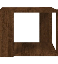 Couchtisch Braun Eichen-Optik 40x40x30 cm Holzwerkstoff