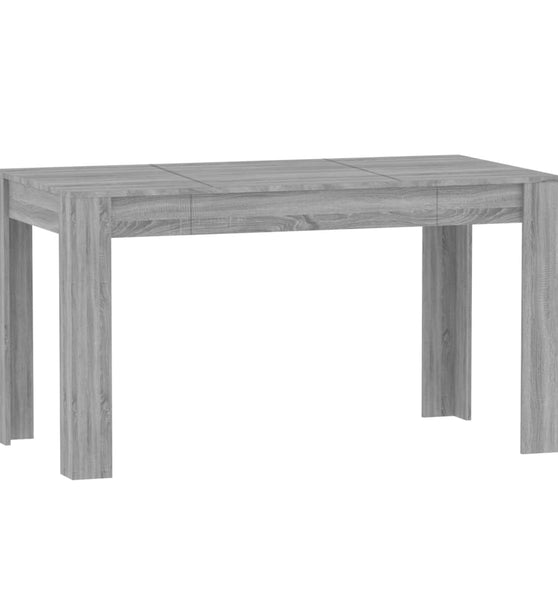 Esstisch Grau Sonoma 140x74,5x76 cm Holzwerkstoff