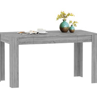 Esstisch Grau Sonoma 140x74,5x76 cm Holzwerkstoff