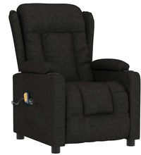 Massagesessel Elektrisch Schwarz Stoff