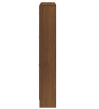 Schuhschrank Braun Eichen-Optik 59x17x108 cm Holzwerkstoff