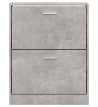 Schuhschrank Betongrau 59x17x81 cm Holzwerkstoff