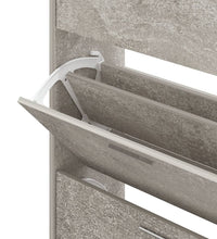 Schuhschrank Betongrau 63x24x103 cm Holzwerkstoff