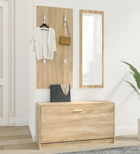 3-tlg. Flurmöbel-Set Sonoma-Eiche Holzwerkstoff