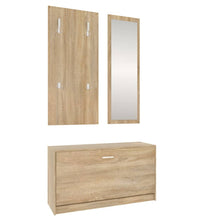 3-tlg. Flurmöbel-Set Sonoma-Eiche Holzwerkstoff