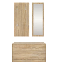 3-tlg. Flurmöbel-Set Sonoma-Eiche Holzwerkstoff