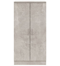 Schuhschrank Betongrau 55x35x108 cm Holzwerkstoff