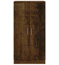 Schuhschrank Räuchereiche 55x35x108 cm Holzwerkstoff