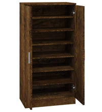 Schuhschrank Räuchereiche 55x35x108 cm Holzwerkstoff