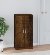 Schuhschrank Räuchereiche 55x35x108 cm Holzwerkstoff