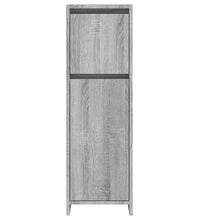 Badschrank Grau Sonoma 30x30x95 cm Holzwerkstoff