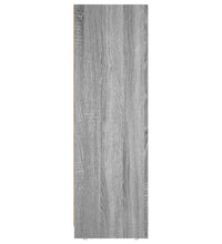 Badschrank Grau Sonoma 30x30x95 cm Holzwerkstoff