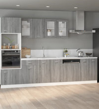 Spülenunterschrank Grau Sonoma 80x46x81,5 cm Holzwerkstoff