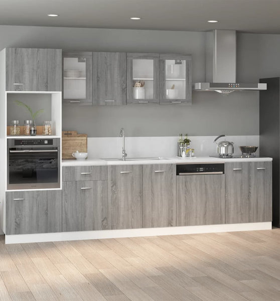 Spülenunterschrank Grau Sonoma 80x46x81,5 cm Holzwerkstoff