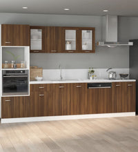 Spülenunterschrank Braun Eiche-Optik 80x46x81,5cm Holzwerkstoff