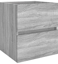 Waschbeckenunterschrank Grau Sonoma 41x38,5x45 cm Holzwerkstoff