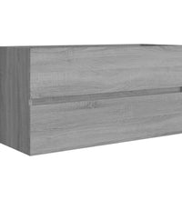 Waschbeckenunterschrank Grau Sonoma 90x38,5x45 cm Holzwerkstoff