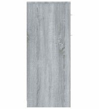 Badezimmerschrank Grau Sonoma 60x33x80 cm Holzwerkstoff