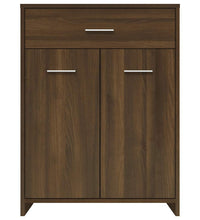 Badezimmerschrank Braun Eichen-Optik 60x33x80 cm Holzwerkstoff