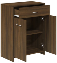Badezimmerschrank Braun Eichen-Optik 60x33x80 cm Holzwerkstoff