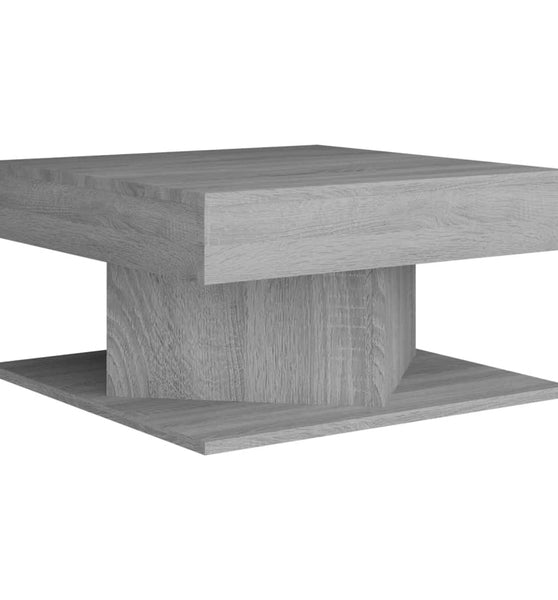 Couchtisch Grau Sonoma 57x57x30 cm Holzwerkstoff