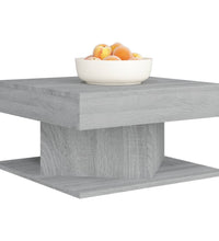 Couchtisch Grau Sonoma 57x57x30 cm Holzwerkstoff