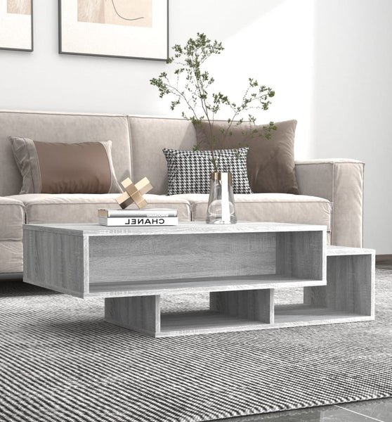 Couchtisch Grau Sonoma 105x55x32 cm Holzwerkstoff