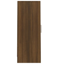 Schuhregal Braun Eichen-Optik 32x35x92 cm Holzwerkstoff