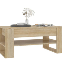 Couchtisch Sonoma-Eiche 102x55x45 cm Holzwerkstoff