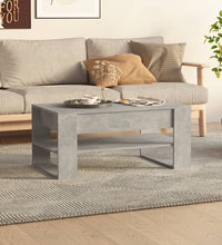 Couchtisch Betongrau 102x55x45 cm Holzwerkstoff