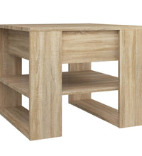 Couchtisch Sonoma-Eiche 55,5x55x45 cm Holzwerkstoff