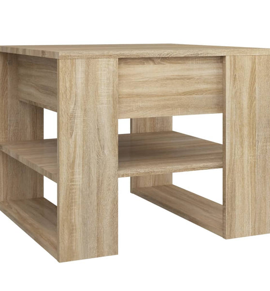 Couchtisch Sonoma-Eiche 55,5x55x45 cm Holzwerkstoff