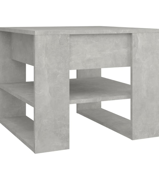 Couchtisch Betongrau 55,5x55x45 cm Holzwerkstoff