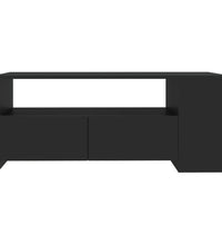 Couchtisch Schwarz 102x55x42 cm Holzwerkstoff